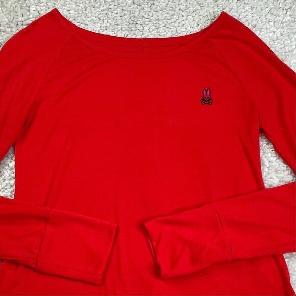 Psycho Bunny Red Long Sleeve Shirt - Picture 5 of 6